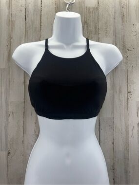 lululemon athletica Black High-Neck Sports Bralette